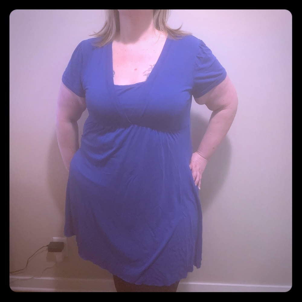 Blue dress